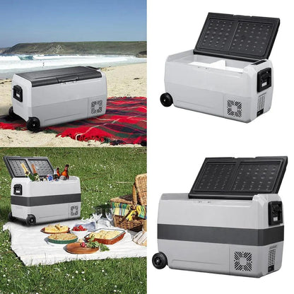 36L Portable Car Compressor Refrigerator for Camping Road Trip - House Comfort