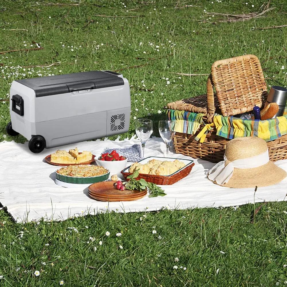 36L Portable Car Compressor Refrigerator for Camping Road Trip - House Comfort