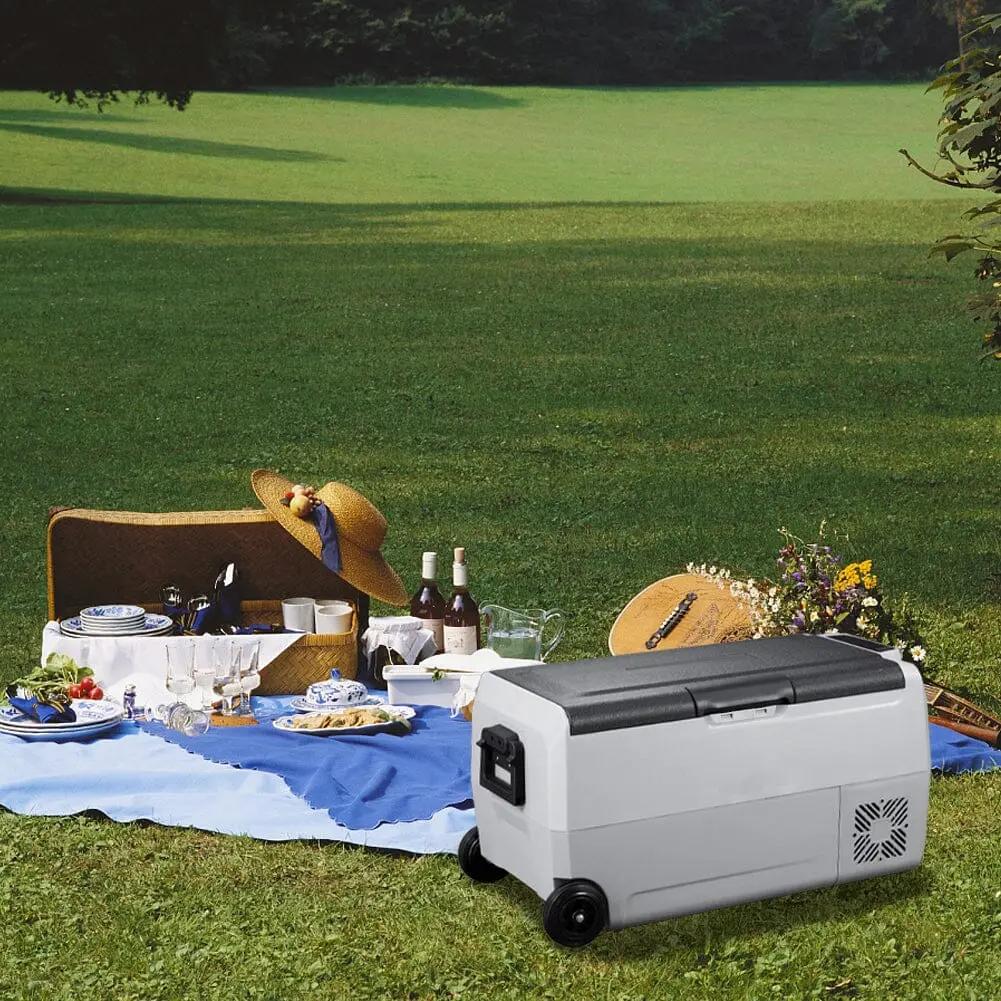 36L Portable Car Compressor Refrigerator for Camping Road Trip - House Comfort