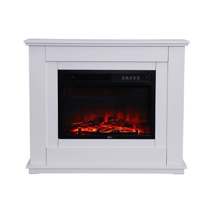 39/48 Inch W Electric Fireplace Suite 1800W with Ambient Light 1/7 LED Colours - House Comfort