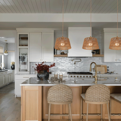 Lightsin Handcrafted Warm Rustic Paper Rope Pendant Light Velora Boutique