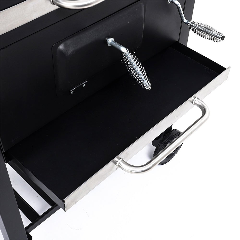 3ft Charcoal BBQ Grill Barrel with Side Table - House Comfort