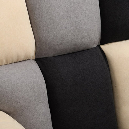 3ft Height Tufted Linen Upholstered Rocking Chair - House Comfort