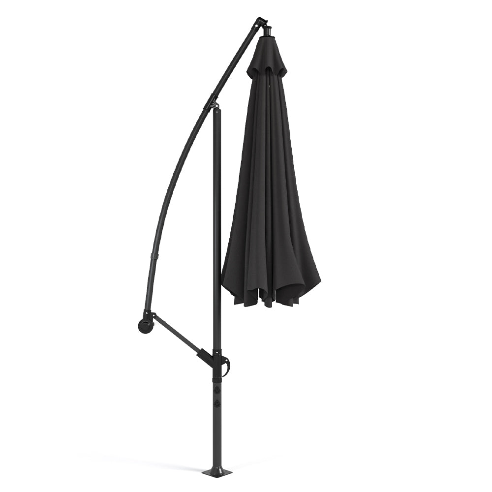 3M Sun Parasol Black Hanging Banana Umbrella - House Comfort