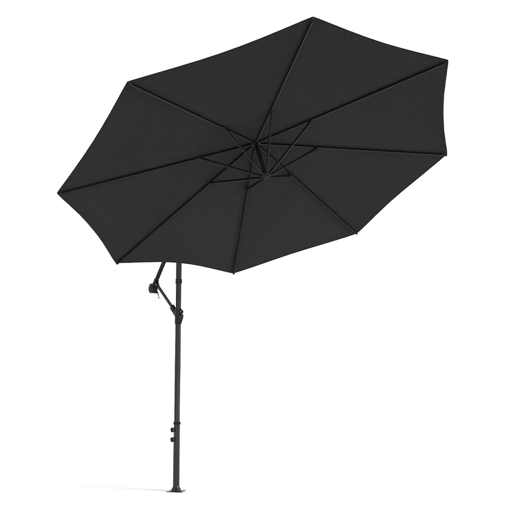 3M Sun Parasol Black Hanging Banana Umbrella - House Comfort