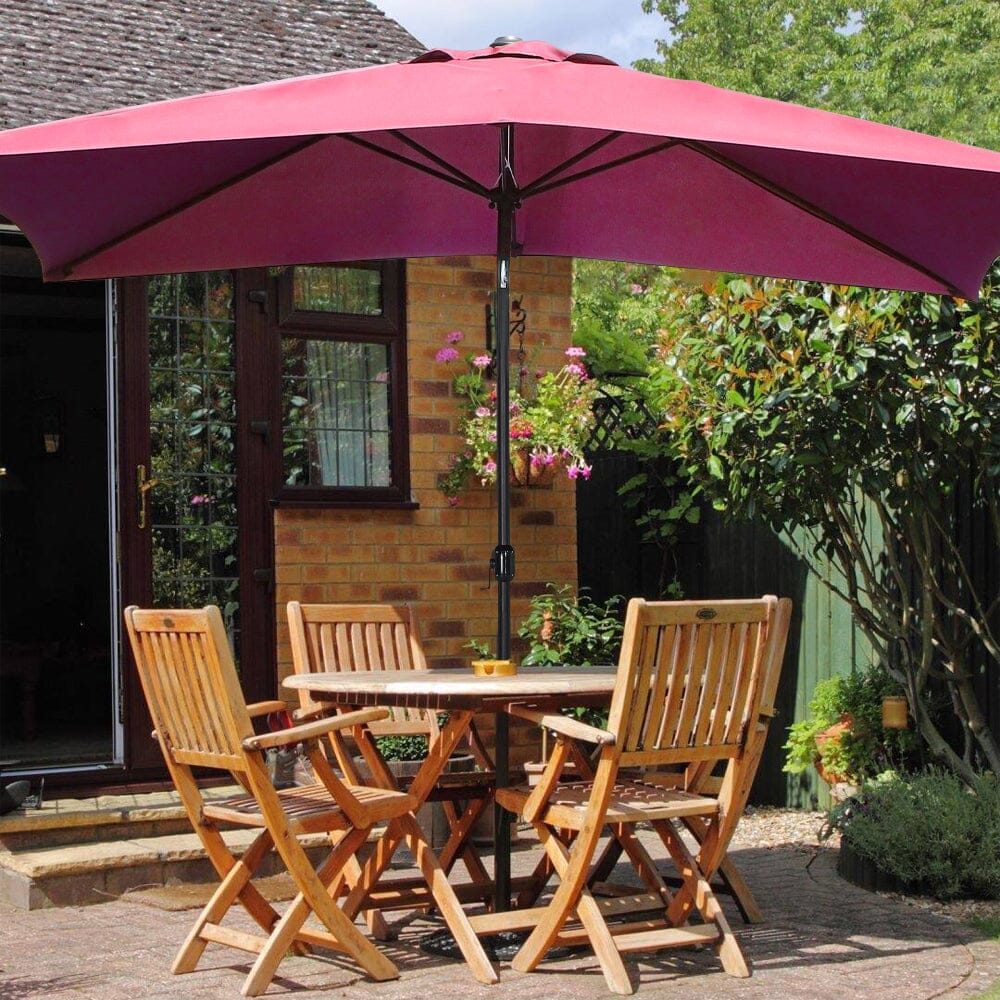 3M Sunshade Parasol Umbrella Easy Tilt for Outdoor Market Table - House Comfort