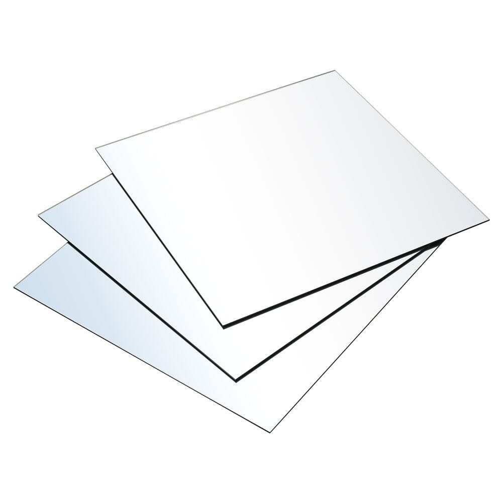 3pcs Acrylic Adhesive Wall Mirror Tiles - House Comfort