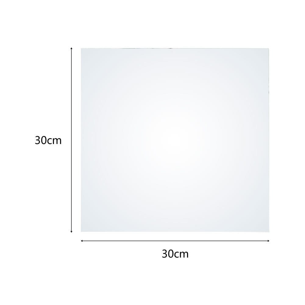 3pcs Acrylic Adhesive Wall Mirror Tiles - House Comfort