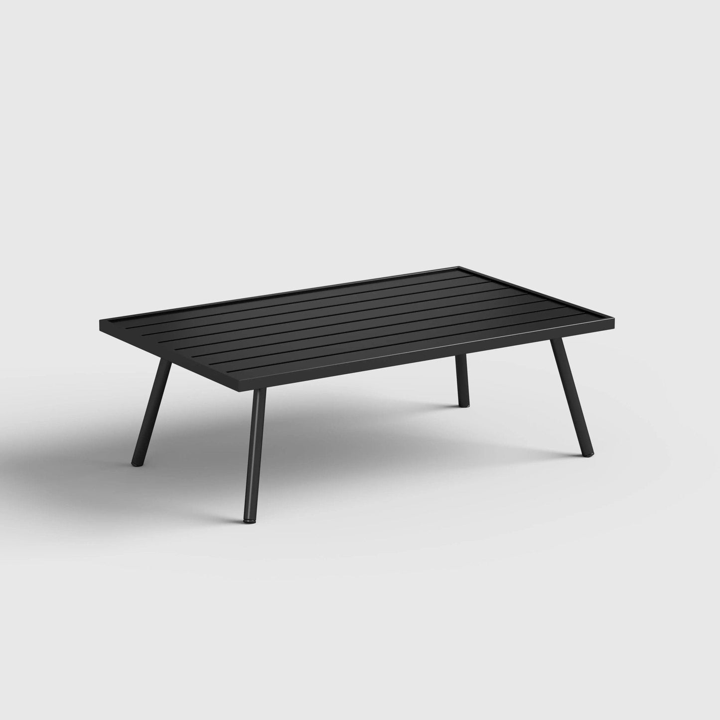 4 Piece Aluminium Outdoor Sofa Set with Glass Table Garden Furniture - House Comfort