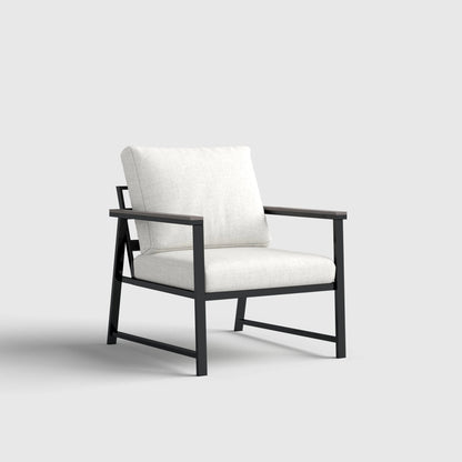 4 Piece Aluminium Outdoor Sofa Set with Glass Table Garden Furniture - House Comfort