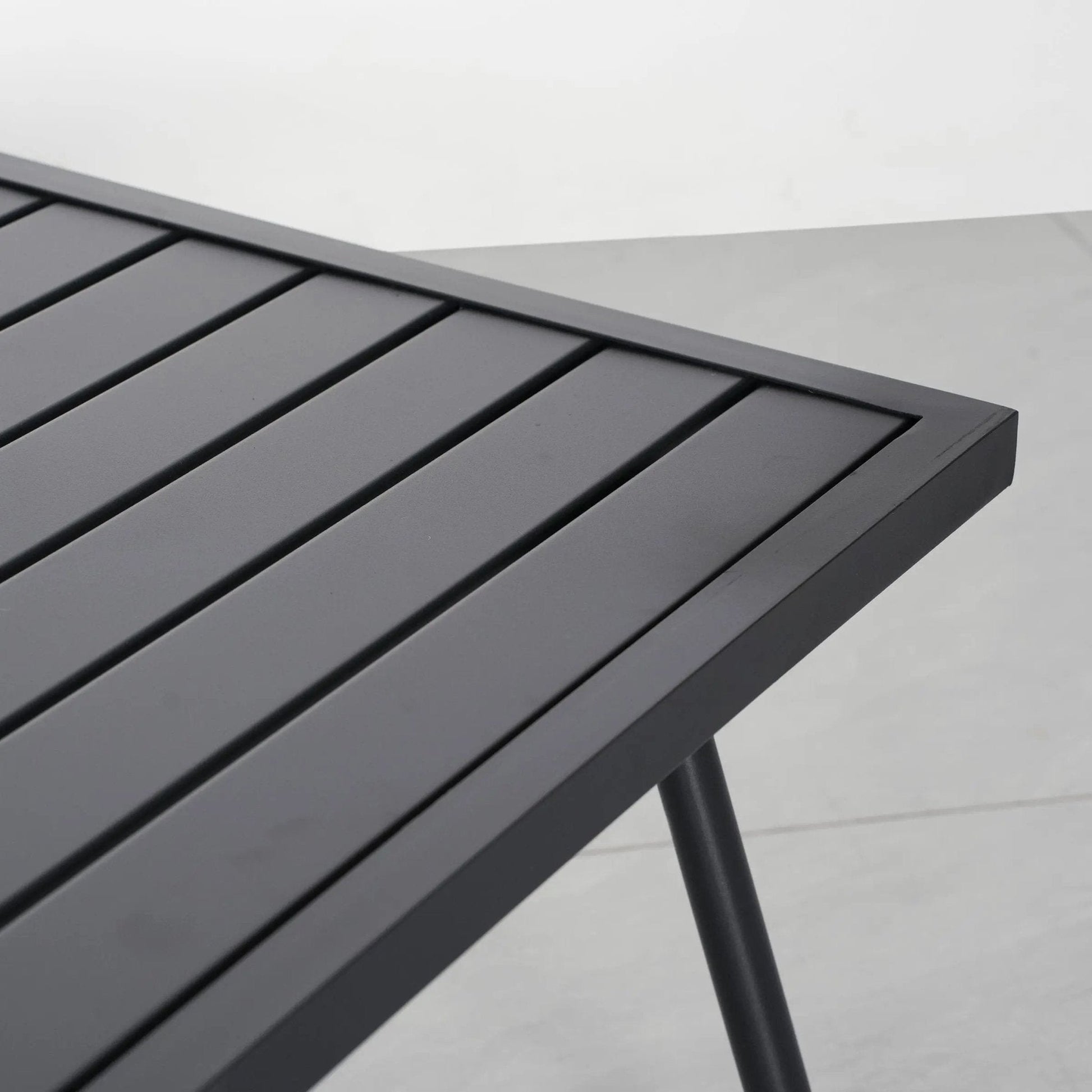 4 Piece Aluminium Outdoor Sofa Set with Glass Table Garden Furniture - House Comfort