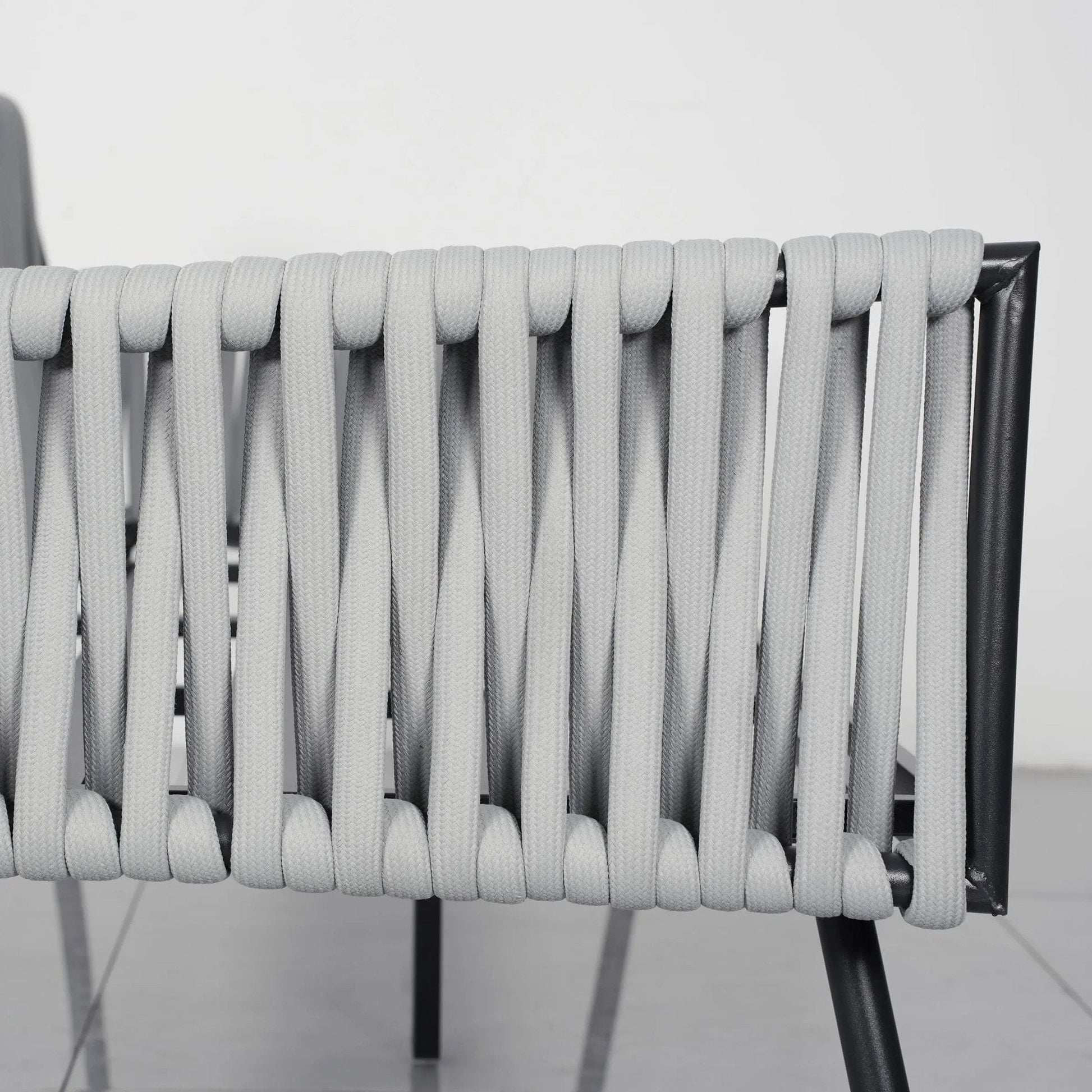 4 Piece Aluminium Outdoor Sofa Set with Glass Table Garden Furniture - House Comfort