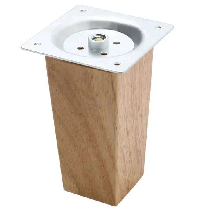 4 Pieces Square Wooden Furniture Legs Chair Sofa Feet Replacement - House Comfort