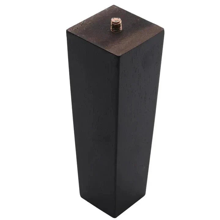 4 Pieces Square Wooden Furniture Legs Chair Sofa Feet Replacement - House Comfort