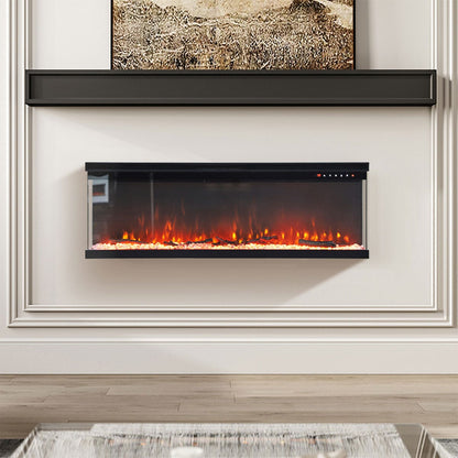 40/50/60 - Inch 3 - Sided Freestanding Electric Fireplace 12 Flame Colours and 5 Brightness Modes - House Comfort