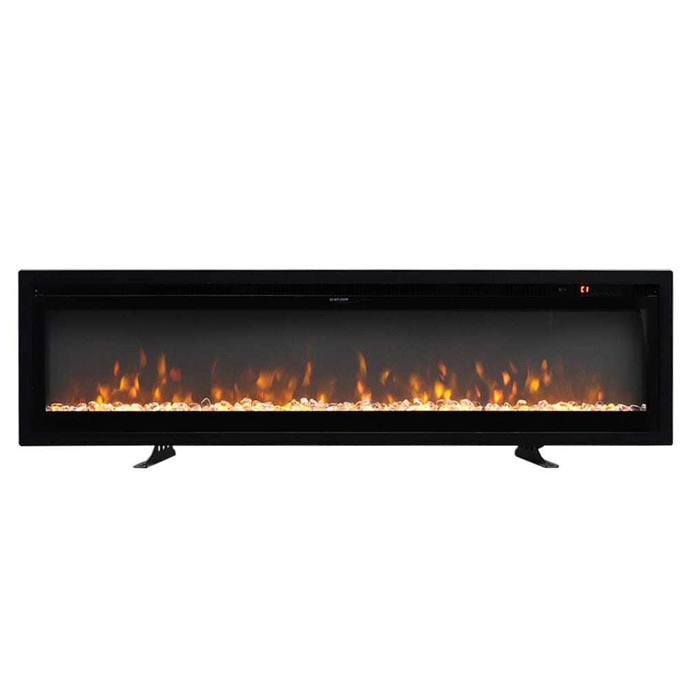 40/50/60/70/80 Inch Electric Fireplace 9 Colour LED Flame Effect Heater With Remote Control - House Comfort