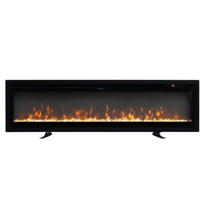 40/50/60/70/80 Inch Electric Fireplace 9 Colour LED Flame Effect Heater With Remote Control - House Comfort