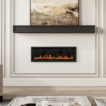 40/50/60/70/80 Inch Electric Fireplace 9 Colour LED Flame Effect Heater With Remote Control - House Comfort