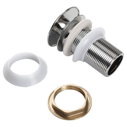 40.5cm Dia. Modern Style Round White Bathroom Sink - House Comfort