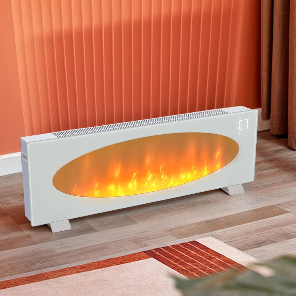 42 Inch Freestanding Electric Fireplace 2000W 7 Vibrant Colours - House Comfort