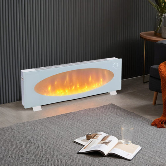 42 Inch Freestanding Electric Fireplace 2000W 7 Vibrant Colours - House Comfort