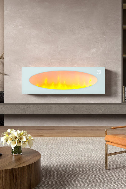 42 Inch Freestanding Electric Fireplace 2000W 7 Vibrant Colours - House Comfort