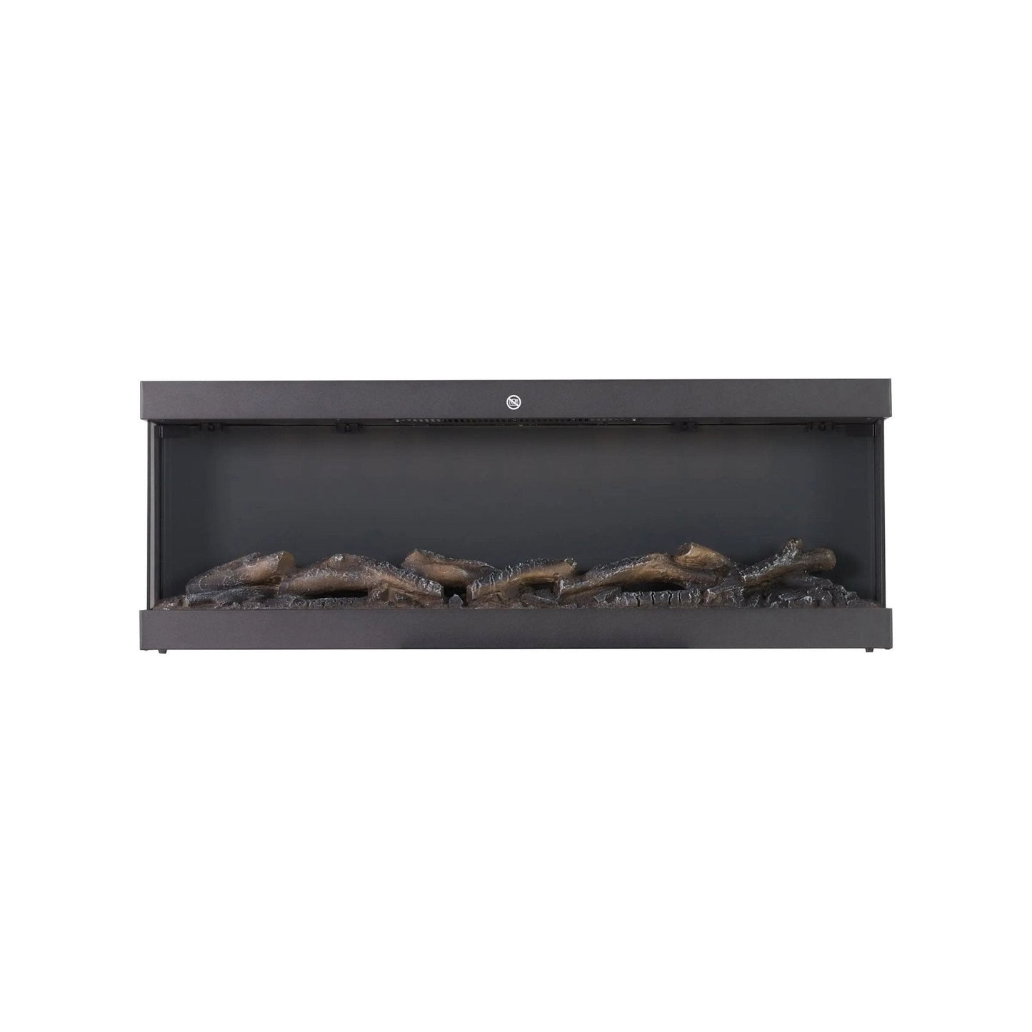 42/48/56/72inch 3 - Sided Black/White Electric Fireplace with Remote Control, WiFi Function, Adjustable LED Flames and Heating Modes - House Comfort