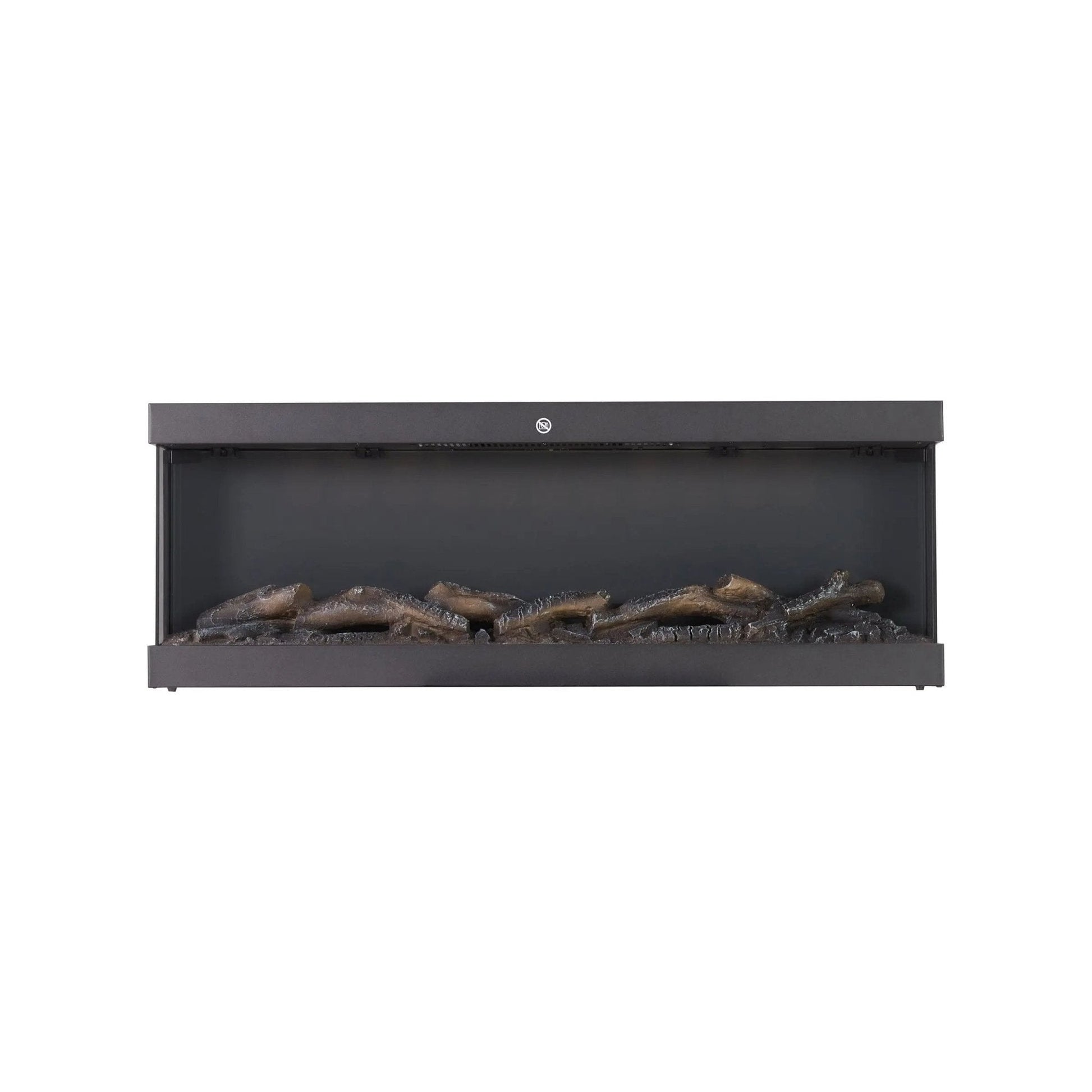 42/48/56/72inch 3 - Sided Black/White Electric Fireplace with Remote Control, WiFi Function, Adjustable LED Flames and Heating Modes - House Comfort