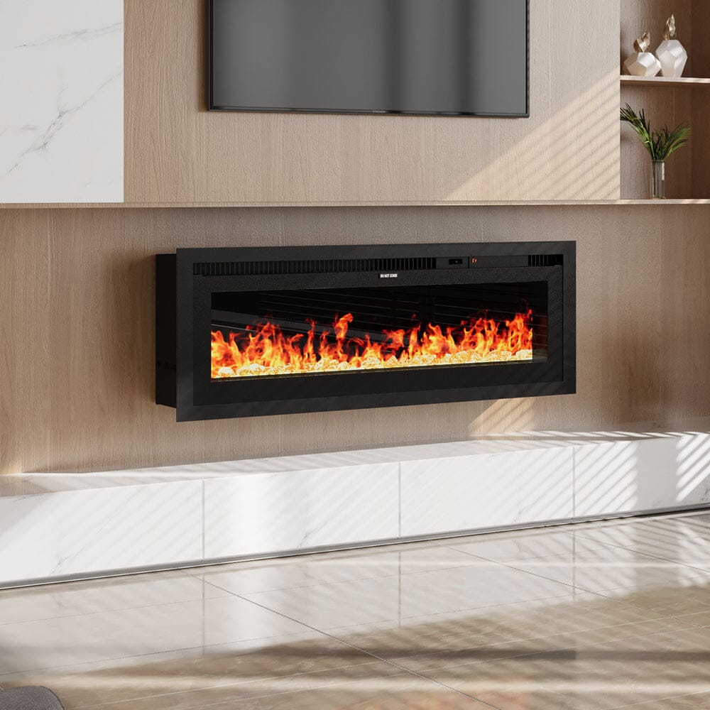 42/50/60/73 inch Electric Fire 12 Vibrant Flame Colours Electric Fireplace with Remote - House Comfort