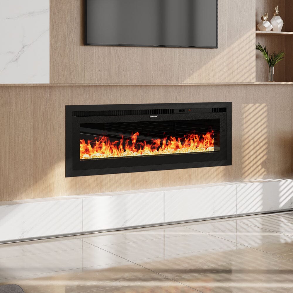 42/50/60/73 inch Electric Fire 12 Vibrant Flame Colours Electric Fireplace with Remote - House Comfort