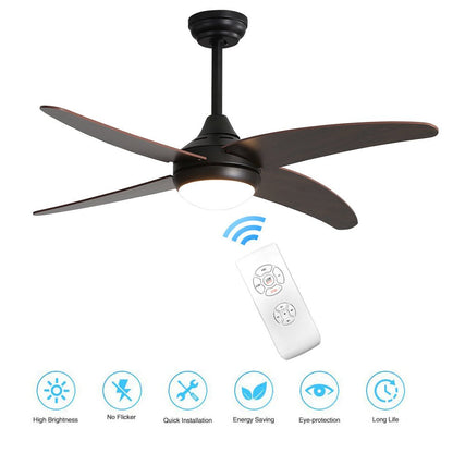 42Inch/48Inch Ceiling Fan Light with LED Lamp & Remote Control - House Comfort