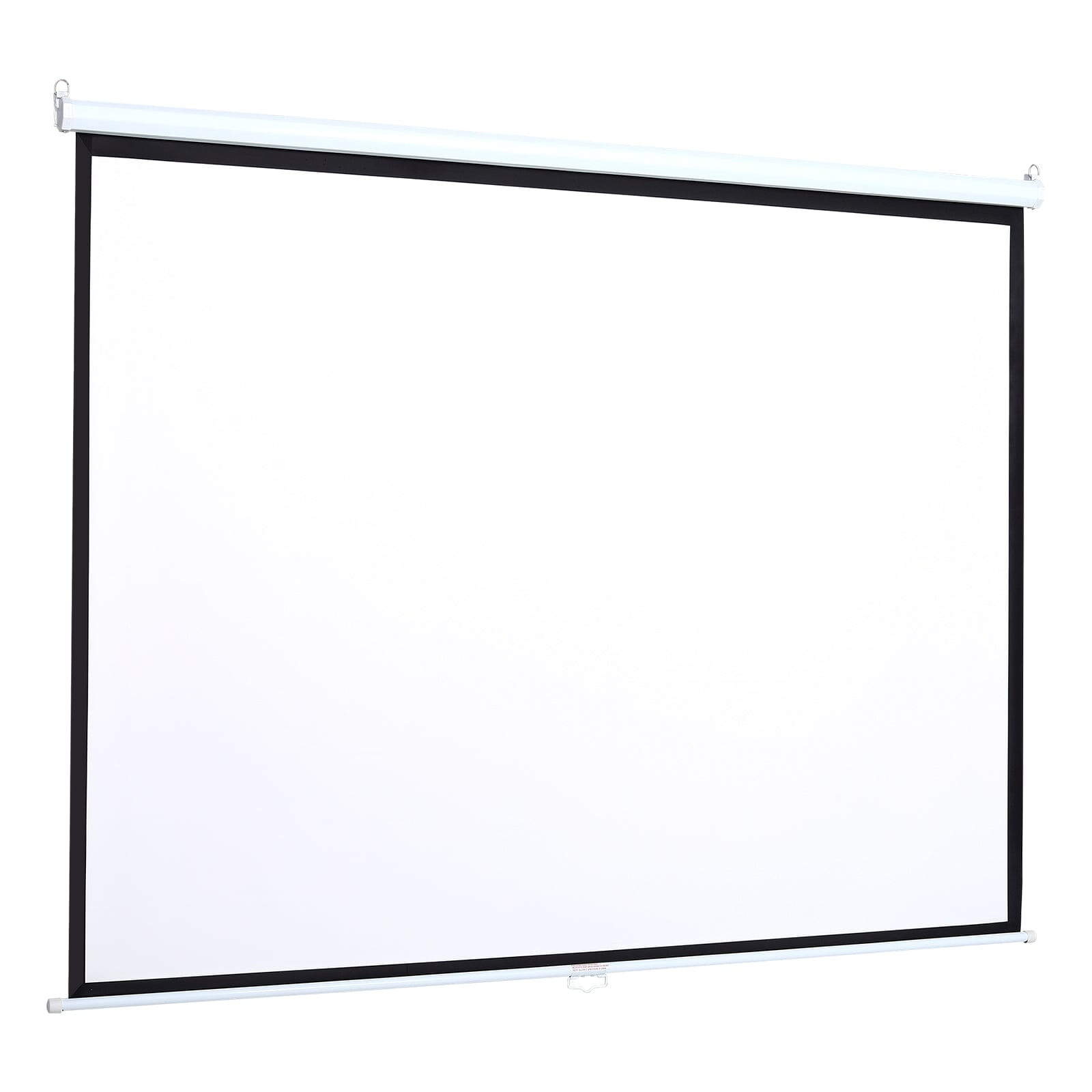 4:3 Manual Pull Down Projector Screen Home Theater Projection Movie Screen - House Comfort