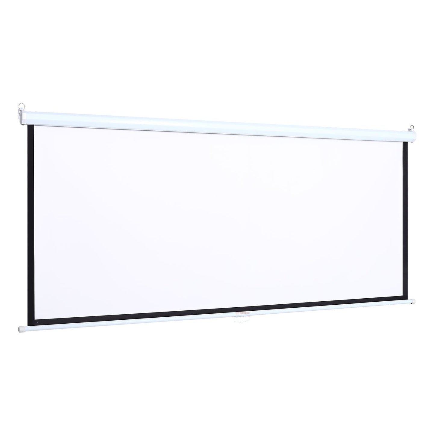 4:3 Manual Pull Down Projector Screen Home Theater Projection Movie Screen - House Comfort