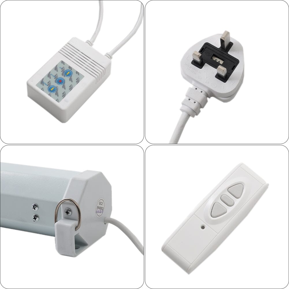 4:3 Wall Mount Electric Projector Screen for Home Theater Movie and Office - House Comfort