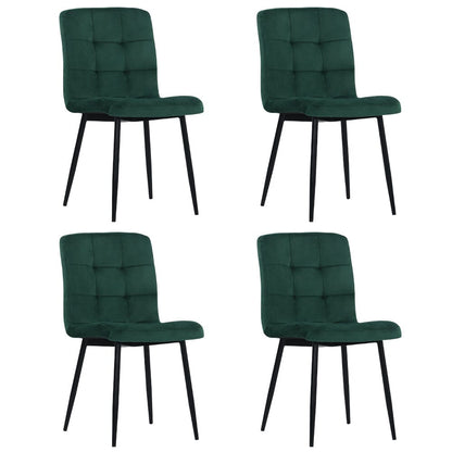 44cm Wide Retro Velvet Accent Desk Chair Dining Desk Chairs - House Comfort