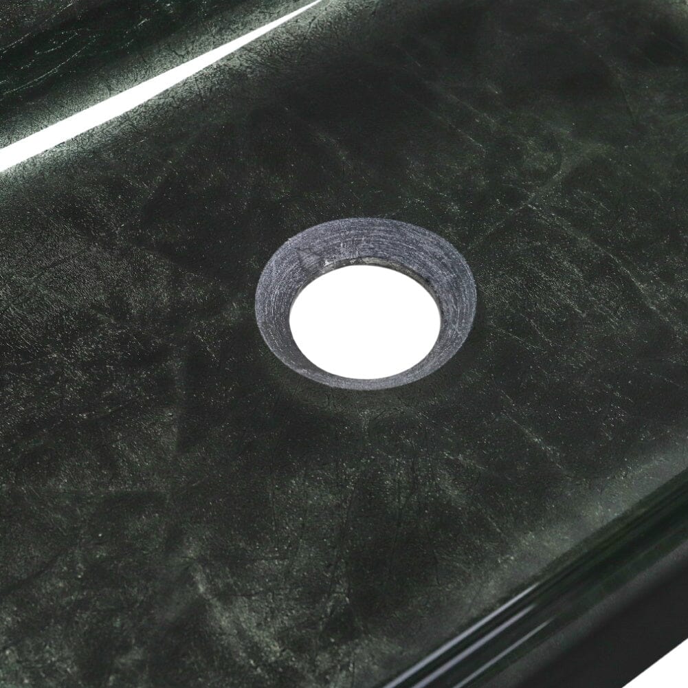 46cm W Rectangular Tempered Glass Bathroom Art Design Sink - House Comfort