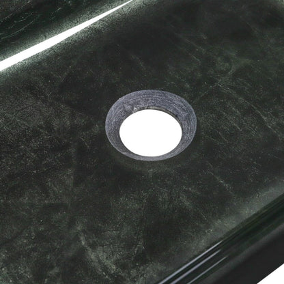 46cm W Rectangular Tempered Glass Bathroom Art Design Sink - House Comfort