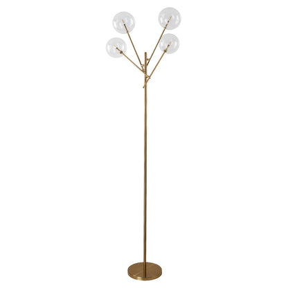 155cm H Gold Foot Switch 4 Light Tree Floor Lamp Velora Boutique