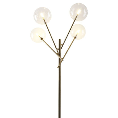 155cm H Gold Foot Switch 4 Light Tree Floor Lamp Velora Boutique