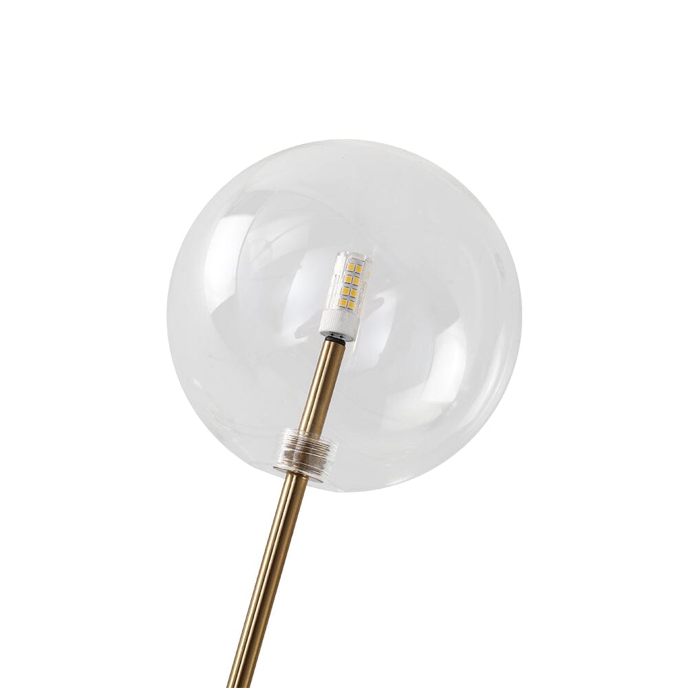 155cm H Gold Foot Switch 4 Light Tree Floor Lamp Velora Boutique