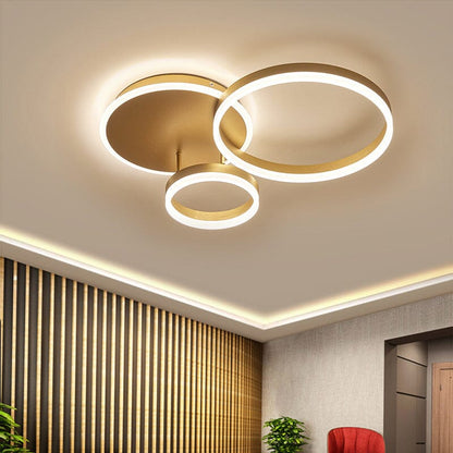 2/3.5 ft Circles  Ceiling Light with LED Dimmable/Non-Dimmable Velora Boutique