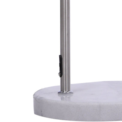 4ft - 5ft Adjustable Arch LED Floor Lamp with Marble Base - House Comfort