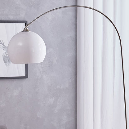 4ft - 5ft Adjustable Arch LED Floor Lamp with Marble Base - House Comfort