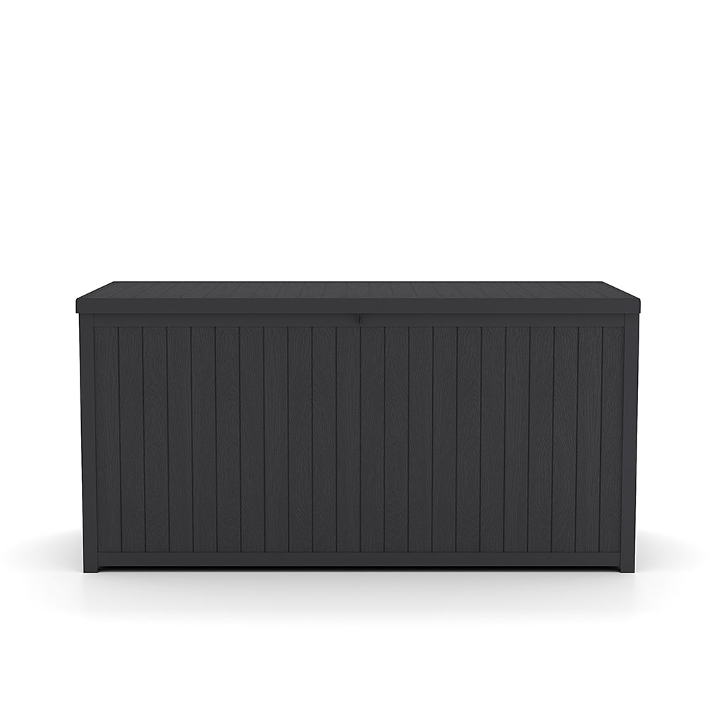 4ft PP Garden Storage Deck Box Outdoor Black Classic - House Comfort