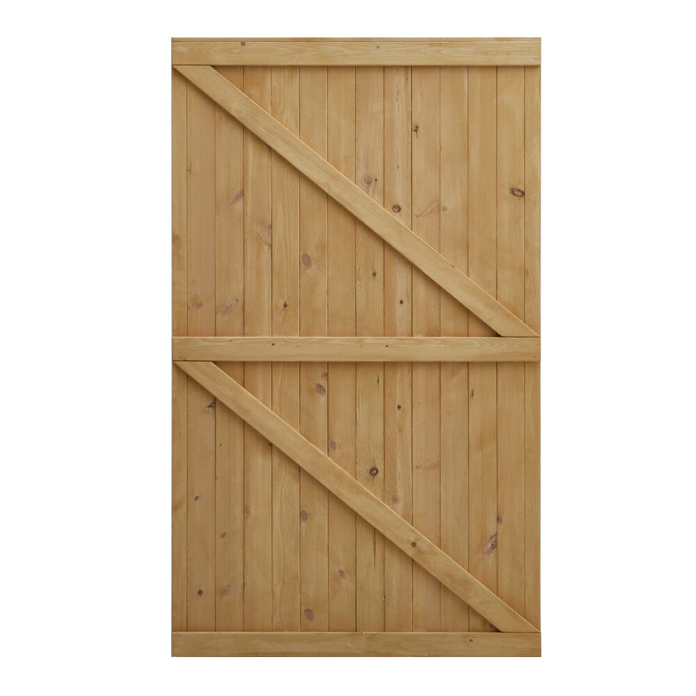 4ft/6ft H Pine Wood Garden Gate with Latch - House Comfort