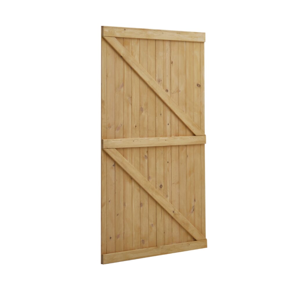 4ft/6ft H Pine Wood Garden Gate with Latch - House Comfort