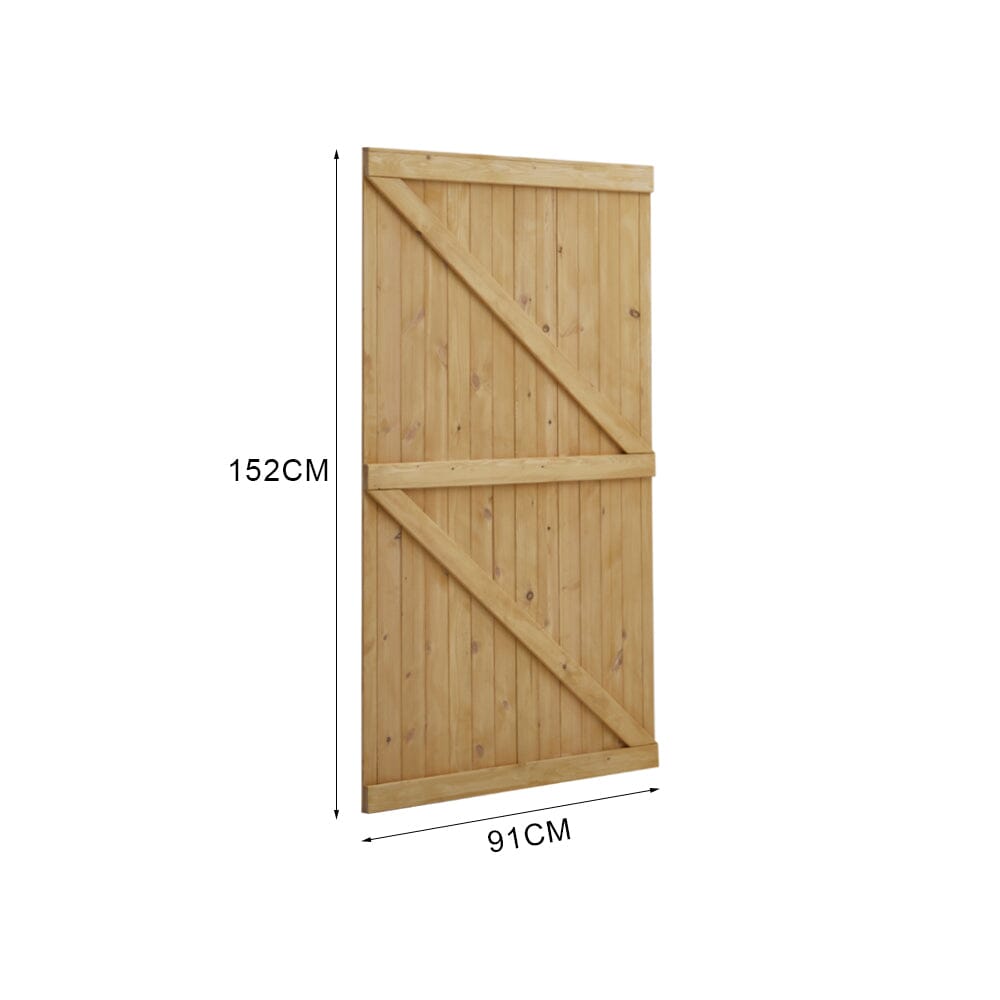 4ft/6ft H Pine Wood Garden Gate with Latch - House Comfort