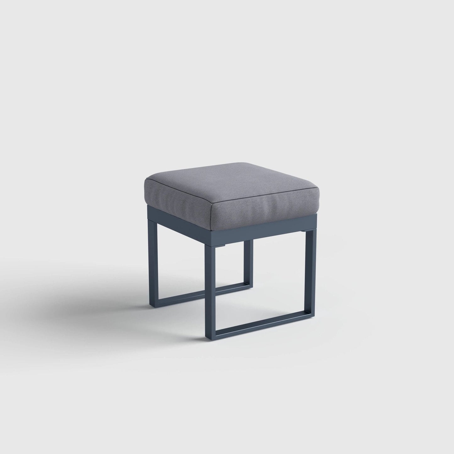 5 Piece Metal Sectional Garden Furniture Set Outdoor Corner Sofa with Cushions and Heated Table - House Comfort