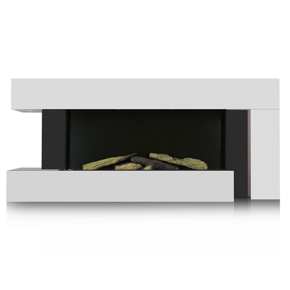 50 Inch 2000W Electric Fireplace Oddly unique L Shaped Wall Mounted Fireplaces - House Comfort