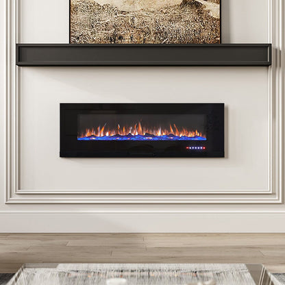 50/60 inch Wall Mounted Electric Fireplaces 5000BTU Inset Fireplace Heater - House Comfort